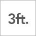 3 feet