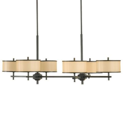 Casual Luxury 6-Light Chandelier by Murray Feiss