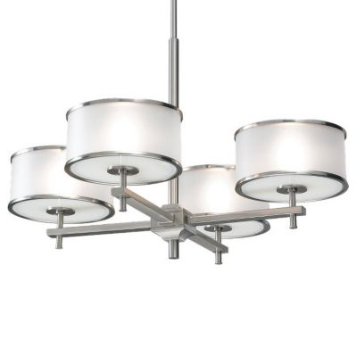 Casual Luxury 4-Light Chandelier by Murray Feiss