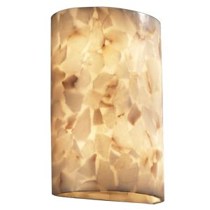Alabaster Rocks! Cylinder Wall Sconce by Justice Design