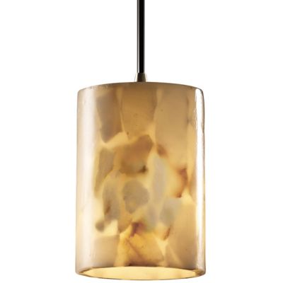 Alabaster Rocks! Mini Pendant by Justice Design