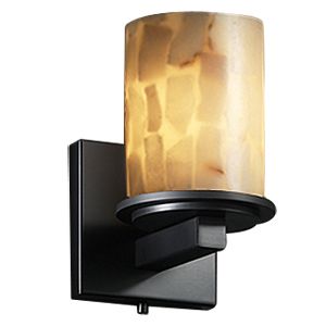 Alabaster Rocks! Dakota Wall Sconce by Justice Design