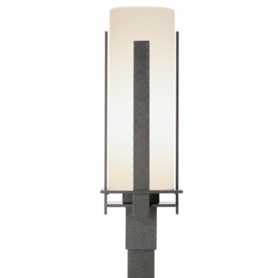 Forged Vertical Bars Outdoor Postmount by Hubbardton Forge