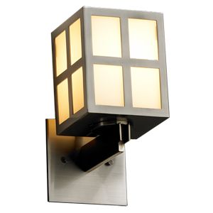 Plus Windows Small Wall Sconce by Justice Design