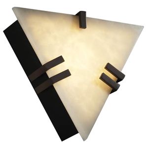 Clouds Clips Triangle Wall Sconce by Justice Design