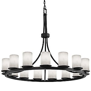 Clouds Dakota Ring Chandelier by Justice Design
