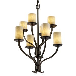 Clouds Sonoma Two-Tier Chandelier by Justice Design
