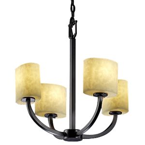 Clouds Arch Chandelier by Justice Design
