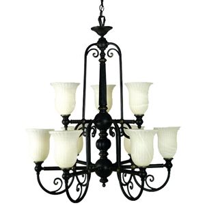 Isabella Two Tier Chandelier by Quoizel
