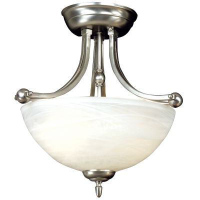 Delray Semi-Flushmount by Quoizel