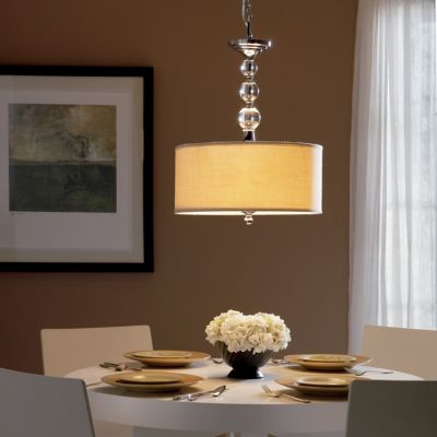 Downtown Drum Pendant by Quoizel