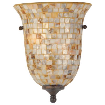 Monterey Mosaic Flush Wall Sconce by Quoizel
