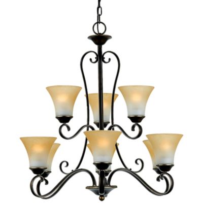 Duchess 2-Tier Chandelier by Quoizel