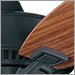 Distressed Black with American Walnut-Walnut