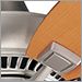 Brushed Nickel with Marive Cherry-Maple