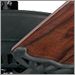 Distressed Black with American Walnut-Walnut