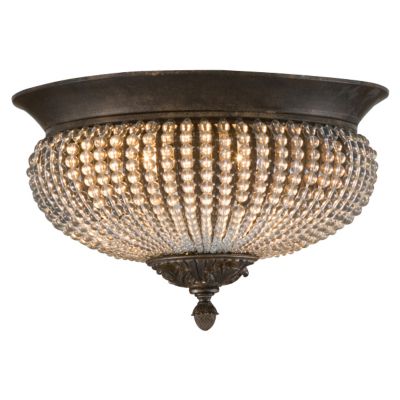 Cristal de Lisbon Flushmount by Uttermost