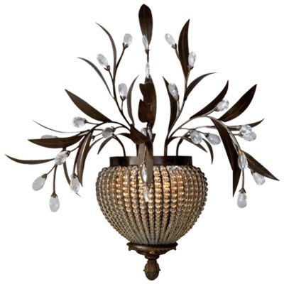 Cristal de Lisbon Wall Sconce by Uttermost