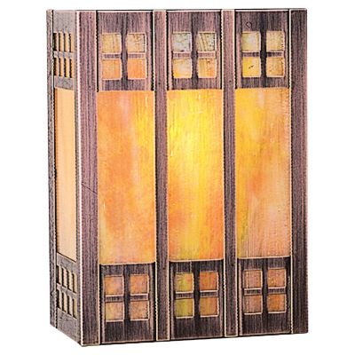 Glasgow Flush Wall Sconce by Arroyo Craftsman