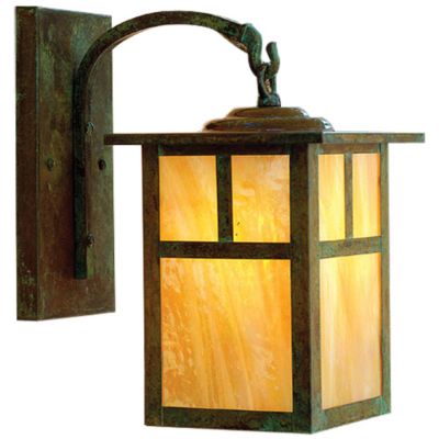 Mission Arched Arm Outdoor Wall Sconce by Arroyo Craftsman