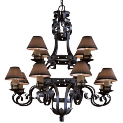 Mission Inn Two Tier Chandelier by Minka Lavery