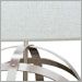 Dark Antique Nickel with Oyster Linen