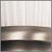 Brushed Pewter with White Cased Opal