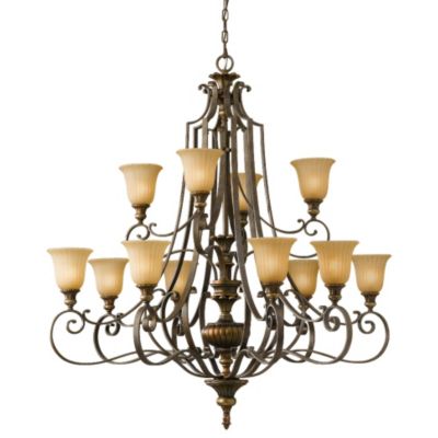 Kelham Hall 2 Tier 12 Light Chandelier by Murray Feiss