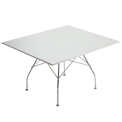 Glossy Square Table by Kartell