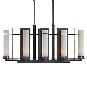 New Town Eight Light Linear Suspension by Hubbardton Forge