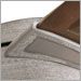 Antique Silver with Weathered Oak Blades