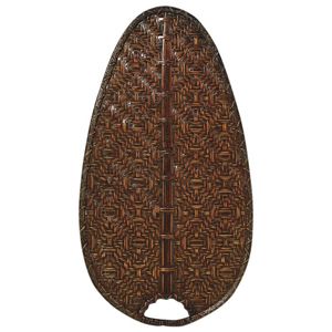 Caruso 22" Woven Bamboo Narrow Oval Blade Set by Fanimation