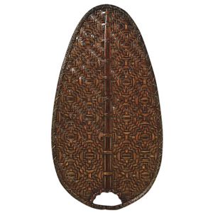 Caruso 18" Woven Bamboo Narrow Oval Blade Set by Fanimation