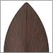 22 in. All-Weather Midnight Bordeaux Palm Leaf