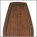 22 in. Hand-Carved Walnut