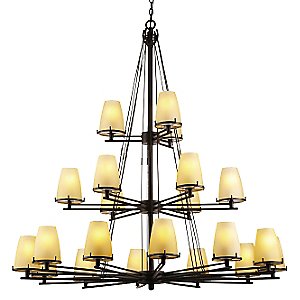 Kellars Forge 3 Tier Chandelier by Forecast