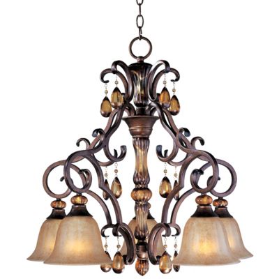 Dresden Down Light Chandelier by Maxim Lighting