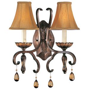 Dresden Two-Light Wall Sconce with Shade Option by Maxim Lighting