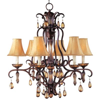 Dresden Chandelier with Shade Option by Maxim Lighting