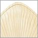 18 inch Natural Palm Leaf Wide Oval