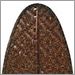 18 inch Woven Bamboo Narrow Oval