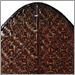 18 inch Woven Bamboo Wide Oval