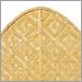 22 inch Clear Woven Bamboo Wide Oval