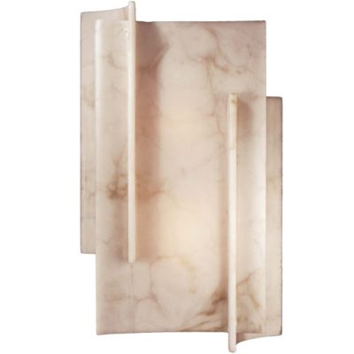 Alabaster Wall Sconce by George Kovacs