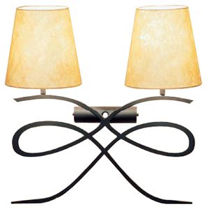 Avani W Double Shade Wall Sconce by Bover