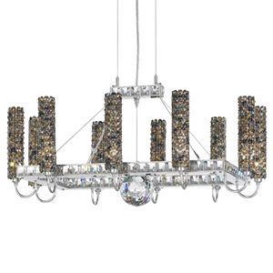 Elements 10 Lights Rectangle Chandelier by Schonbek