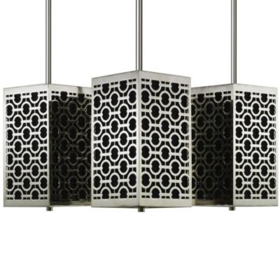 Brentwood Side Patterned Mini Square Pendant by Stonegate Designs