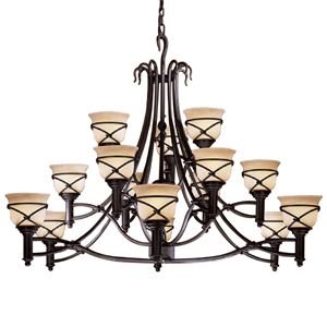 Aspen II Three-Tier Chandelier by Minka-Lavery