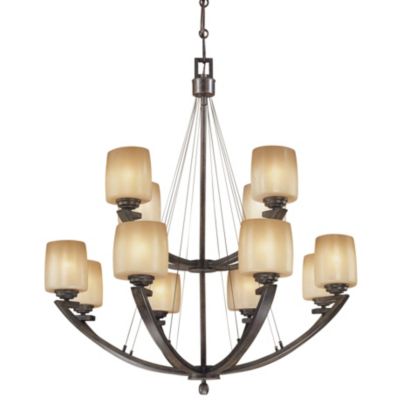 Raiden Two Tier Chandelier by Minka Lavery