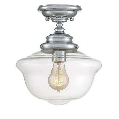 Classic Schoolhouse Designs Semi-Flushmount by Savoy House